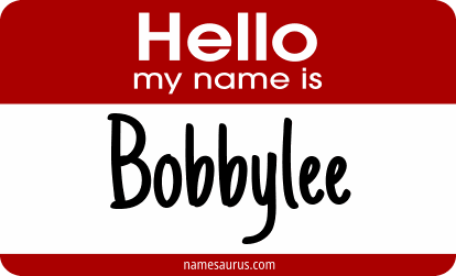 Hello my name is Bobbylee png download