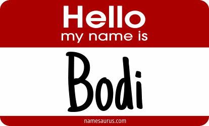 Hello my name is Bodi png download