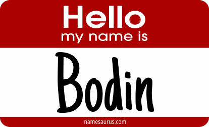 Hello my name is Bodin png download