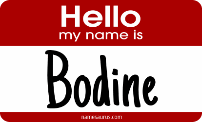 Hello my name is Bodine png download