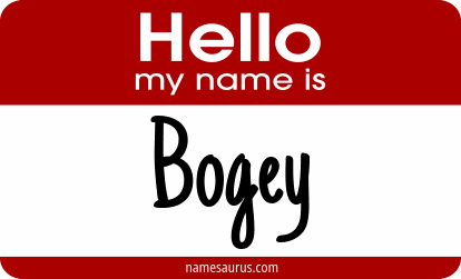 Hello my name is Bogey png download