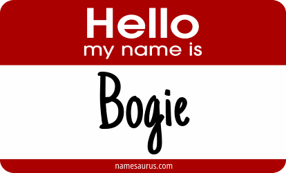 Hello my name is Bogie png download