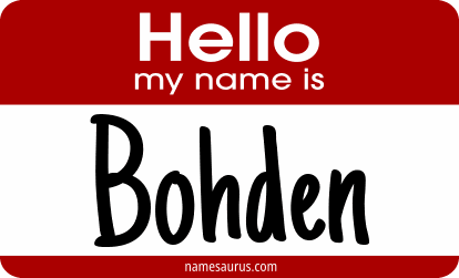 Hello my name is Bohden png download