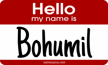 Hello my name is Bohumil png download