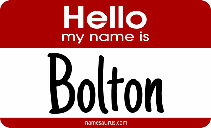Hello my name is Bolton png download