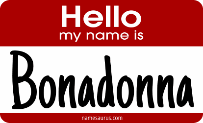 Hello my name is Bonadonna png download