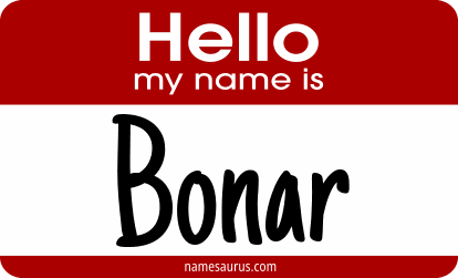 Hello my name is Bonar png download