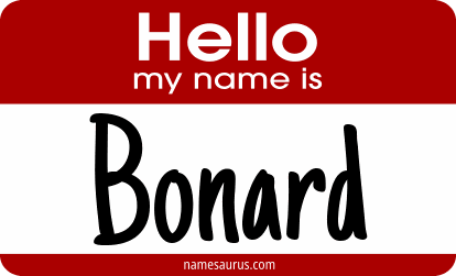 Hello my name is Bonard png download