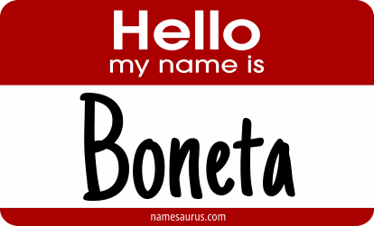 Hello my name is Boneta png download