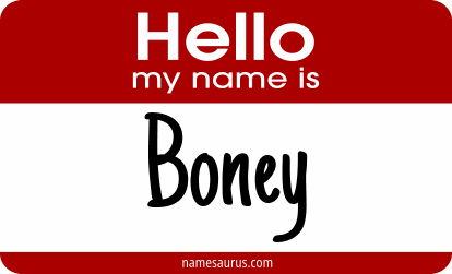 Hello my name is Boney png download