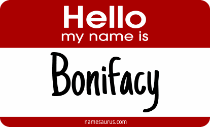 Hello my name is Bonifacy png download