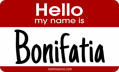 Hello my name is Bonifatia png download