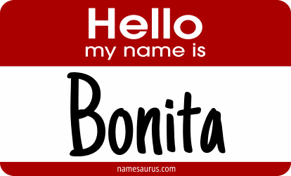 Hello my name is Bonita png download