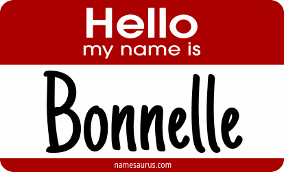 Hello my name is Bonnelle png download