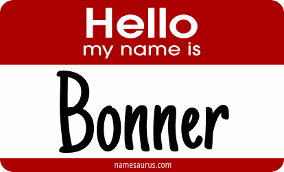 Hello my name is Bonner png download