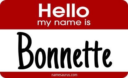 Hello my name is Bonnette png download
