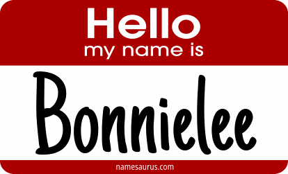 Hello my name is Bonnielee png download