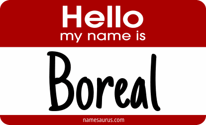 Hello my name is Boreal png download