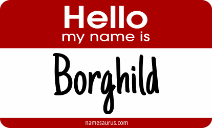 Hello my name is Borghild png download