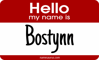 Hello my name is Bostynn png download