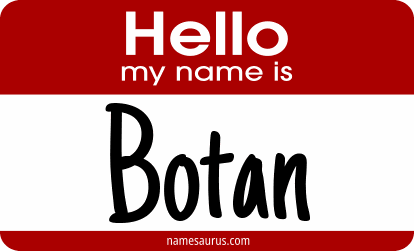 Hello my name is Botan png download