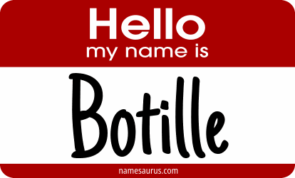 Hello my name is Botille png download