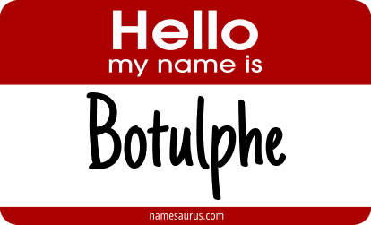 Hello my name is Botulphe png download