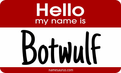 Hello my name is Botwulf png download