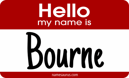 Hello my name is Bourne png download