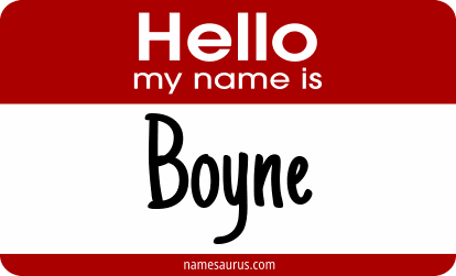 Hello my name is Boyne png download