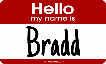 Hello my name is Bradd png download