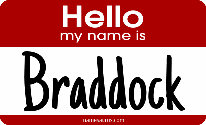Hello my name is Braddock png download