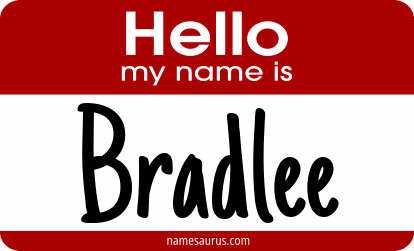 Hello my name is Bradlee png download