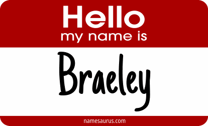 Hello my name is Braeley png download