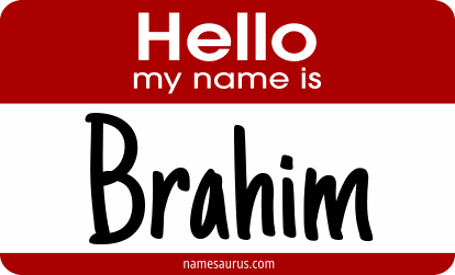Hello my name is Brahim png download