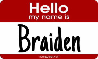 Hello my name is Braiden png download