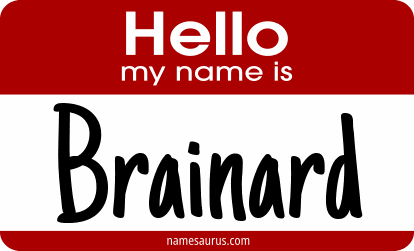 Hello my name is Brainard png download