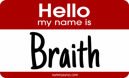 Hello my name is Braith png download