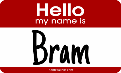 Hello my name is Bram png download