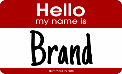 Hello my name is Brand png download