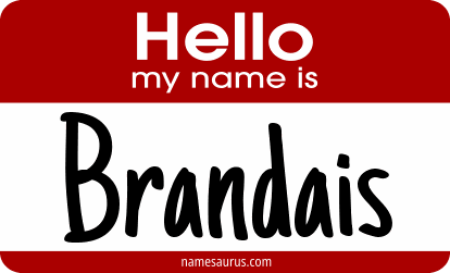 Hello my name is Brandais png download
