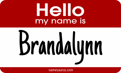 Hello my name is Brandalynn png download