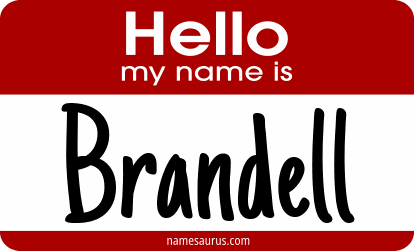 Hello my name is Brandell png download