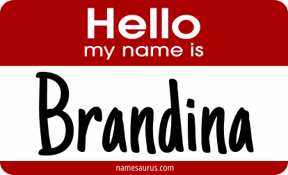 Hello my name is Brandina png download