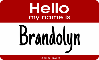 Hello my name is Brandolyn png download