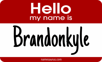 Hello my name is Brandonkyle png download