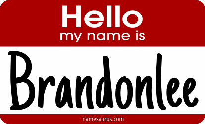 Hello my name is Brandonlee png download