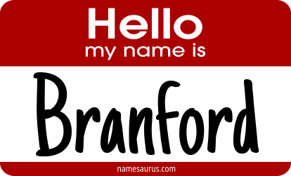 Hello my name is Branford png download