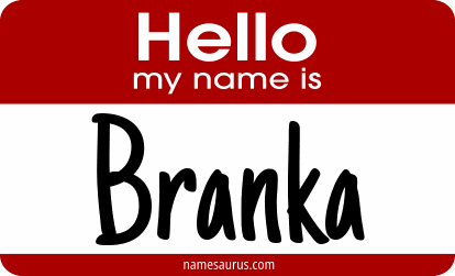 Hello my name is Branka png download