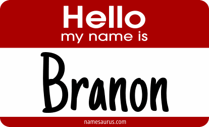 Hello my name is Branon png download
